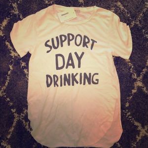 Junk Food Support Day Drinking T-shirt